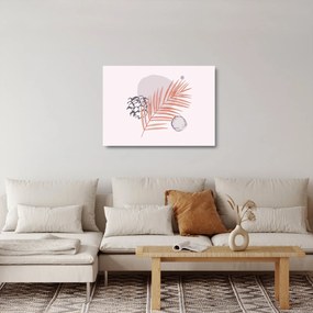 Üveg kép - Lila minimalizmus N⁰3 (70x50 cm)