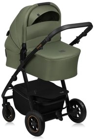 Lionelo - Kombinált 3 az 1-ben babakocsi AMBER PLUS Green Forest