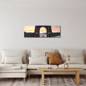 A kapu képe, Yellowstone (órával) (90x30 cm)