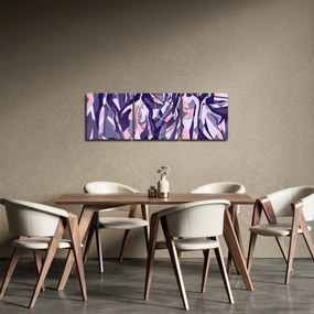 Kép - absztrakt nők (órával) (90x30 cm)