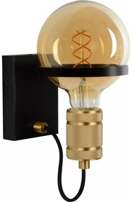 Lucide 30271/01/30 - Fali lámpa OTTELIEN 1xE27/60W/230V fekete