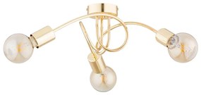 Felületre szerelhető csillár FARTA 3xE27/60W/230V arany