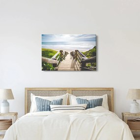 Kép - Bejárat a strandra (90x60 cm)