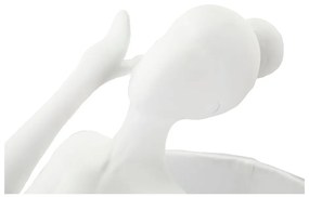 Fehér asztali lámpa textil búrával (magasság 62,5 cm) Ballet – Mauro Ferretti