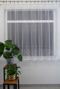 Mg Függöny 31915 Fehér 350x140cm készre varrt Bt ólombetét M