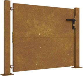 vidaXL Corten acél kerti kapu 100x100 cm