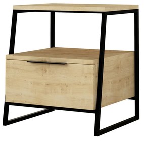 Éjjeliszekrény Pal Oak 2