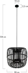 Dijk BAMBOO 55707-074 Függőlámpa 1x40W/E27 IP20