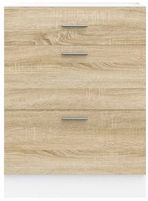 vidaXL “Lyon” konyhai alapszekrény Sonoma Oak Engineered Wood