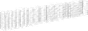 vidaXL horganyzott acél gabion magaságyás 360 x 30 x 60 cm