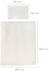 Gyerek ágyneműhuzat babaágyhoz 100x135 cm Seashells – Roba