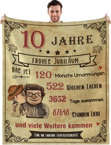 Matt Takaró 10. Házassági Évfordulóra, Ajándék Német 150X200 CM