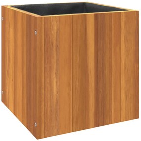 tömör akácfa kerti virágtartó 35 x 35 x 35 cm