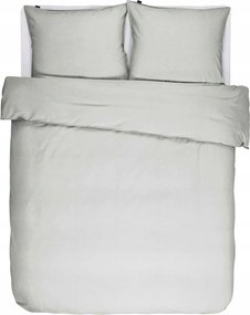Ezüst Színű Pamut Ágyneműhuzat Garnitúra 200 X 220 CM, Párnahuzattal 60 X 70 CM