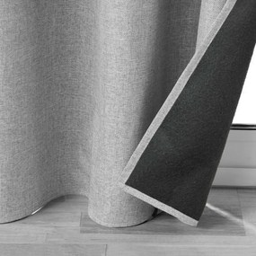 Világosszürke hangszigetelő függöny 140x260 cm Jupiter – douceur d'intérieur