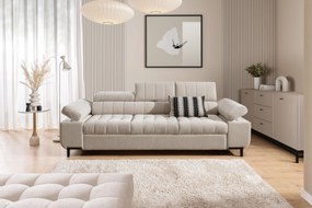 Tyrion háromszemélyes ágyazható kanapé - bézs zsenília Vibe 08