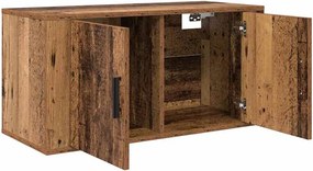 vidaXL Fali TV Szekrény Régi fa 80 x 34.5 x 40 cm Faanyag