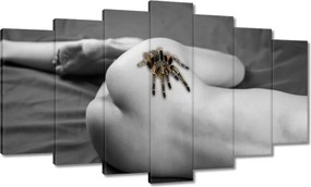 Vászonkép 140x80 Pók akt Nő