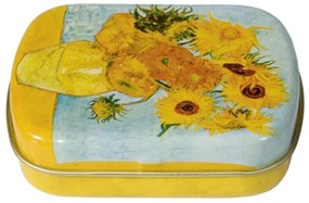 Fémdoboz 6,3x1,8x5,2cm, Van Gogh: Napraforgók