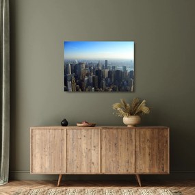 Üveg kép - Manhattan nappal (70x50 cm)