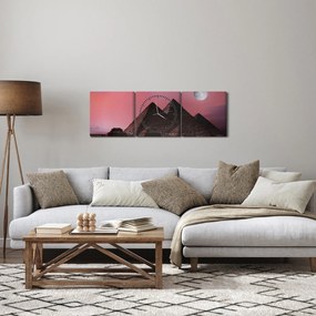 Kép - Piramisok giza, Egyiptom (órával) (90x30 cm)