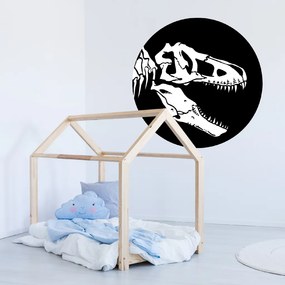 PIPPER. Kör alakú falmatrica "T-Rex csontváz" Méret: 60cm