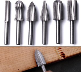 Marószár Fém Acél Fa Reszelő Forgó Reszelő 6 El