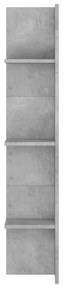 betonszürke szerelt fa TV-szekrény 152x22x113 cm