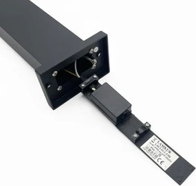LANTHEA kültéri lámpa 1xGU10/11W/230V IP44 50 cm fekete