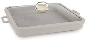 BerlingerHaus Négyszögletes grill serpenyő fedővel (34 cm) Sahara Collection BH/7790