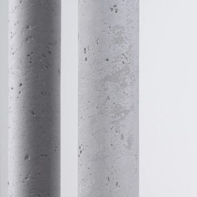 Szürke beton függőlámpa ø 25 cm Fideus – Sollux