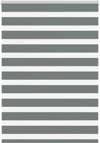 vidaXL zebrafüggönnyel sötét szürke szövetszélesség 95,9 cm poliészter