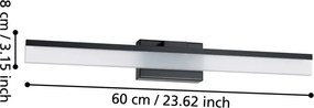 Eglo PALMITAL 900845 Fali lámpa 1x11W/LED 3000K 1350lm IP44