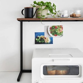 Fehér-natúr színű fa kiegészítő polc 28,5x8,5 cm Tower – YAMAZAKI