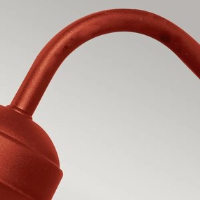 Elstead KLAMPENBORG-OXR- Kültéri lámpatest KLAMPENBORG 1xE27/60W/230V IP44 piros