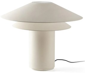 FARO 20069 - Asztali lámpa SHAN 1xE27/15W/230V pergamenpapír krémes