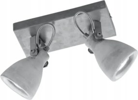 Trio Mennyezeti spotlámpa Concrete Szürke 2xGU10, 42W, IP20