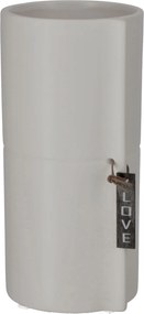 Kerámia Virágtartó 11 cm Kerek Szürke