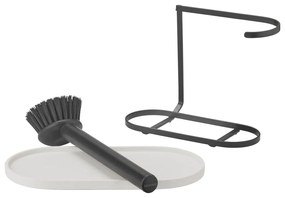 Krémszínű beton mosogatóeszköz tartó Dhuva – Blomus