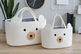 Tároló doboz fogantyúval 35 x 25 x 21 cm - l méret