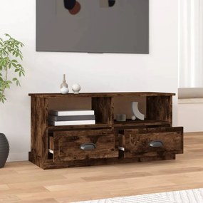 füstös tölgy színű szerelt fa TV-szekrény 93x35,5x45 cm