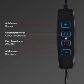 Briloner 2303-015 - LED Dimmelhető monitorvilágítás LED/3,5W/230V 2700/4000/6500K