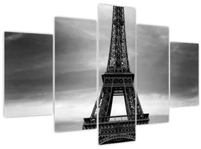 Kép - Rózsaszín autó Párizsban (150x105 cm)