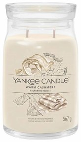 Yankee Candle Signature Warm Cashmer illatgyertya, nagy üvegben, 567 g