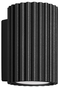 Fekete fali lámpa Gleam – Sollux