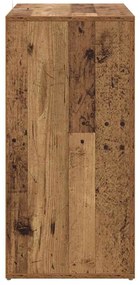 Oldalszekrények Corona 2 pcs Öreg fa 59 x 39 x 80 cm Faanyag