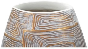 Aranyszínű poligyanta váza (magasság 59,5 cm) Eclips – Mauro Ferretti