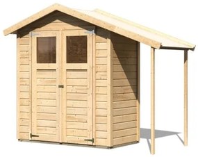 fából készült kerti ház KARIBU DANA (31420) natur LG2360