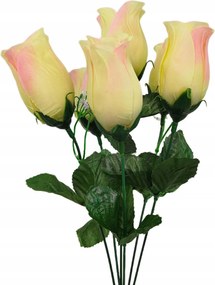 Rózsacsokor x6 citromsárga-rózsaszín