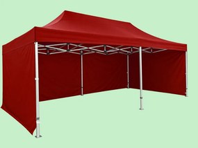 Party sátor 8 × 4 m PROFI HEXA, Piros